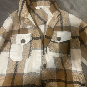 Plaid Button-Up Jacket lauriebelles